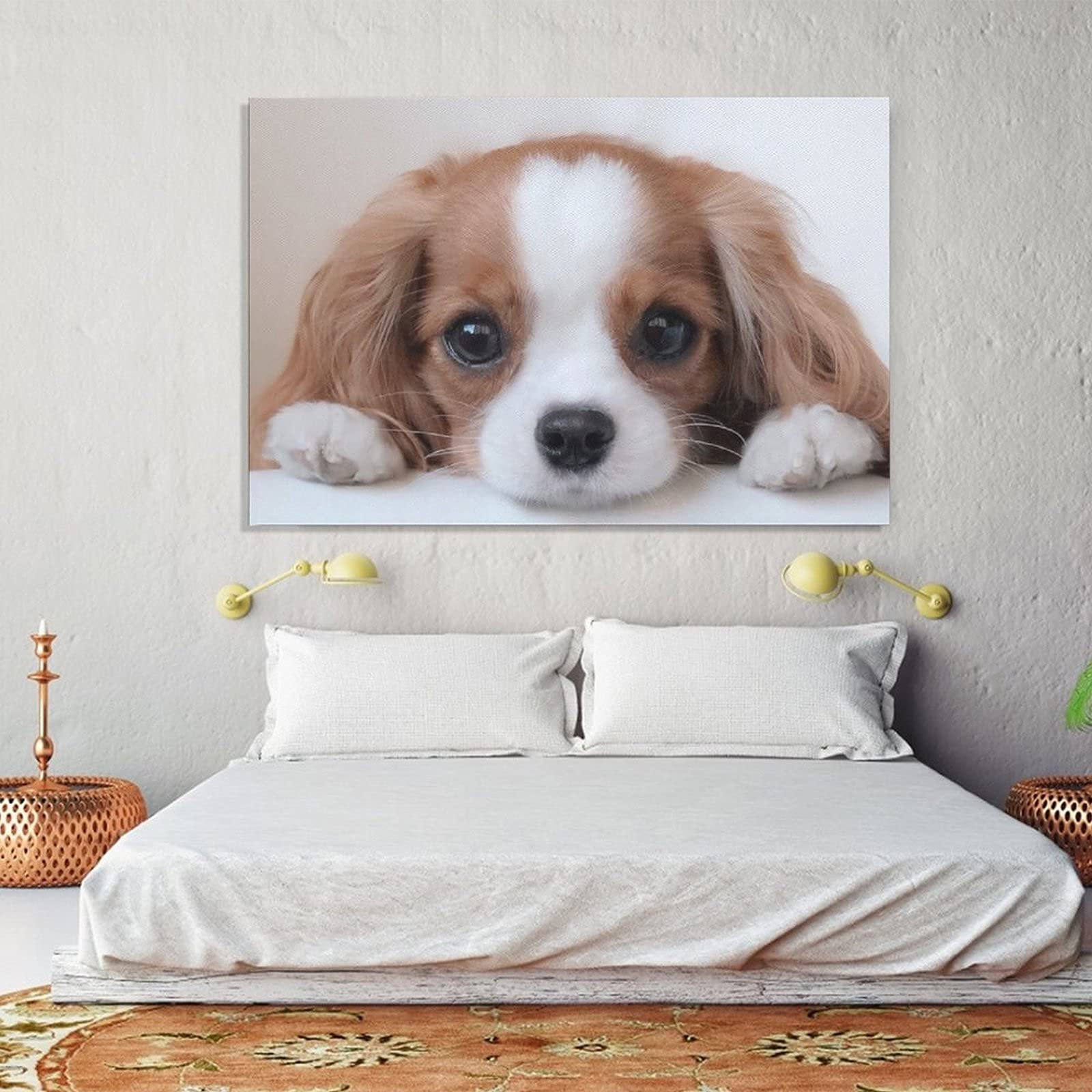 名入れOK【犬とシャボン玉 - キャバリア・キングチャールズ